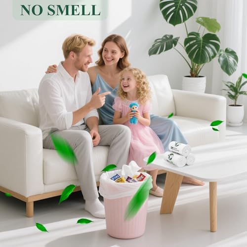 Small Trash Bags 1.2 Gallon - Biodegradable Gallon Waste Bag for Bathroom - Image 6
