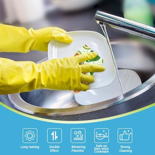 AIDEA Sponges Kitchen, Non-Scratch Scrub Sponge-6Count - Image 2