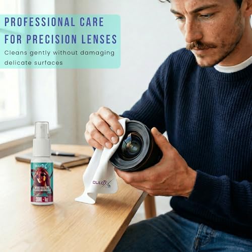 Glasses Cleaner Spray Kit – 3 x 1 OZ (30ml) Lens Cleaner Spray + 3 Premium Microfiber Cloths 7 x 7 in (18 x 18 cm) + Precision Screwdriver | Eyeglass Cleaner for Glasses, Screens & Camera Lens - Image 3