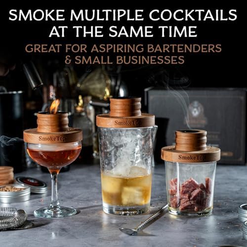 SmokeTop® 5 Pack Cocktail Smoker Kit for Food & Drinks - Image 3