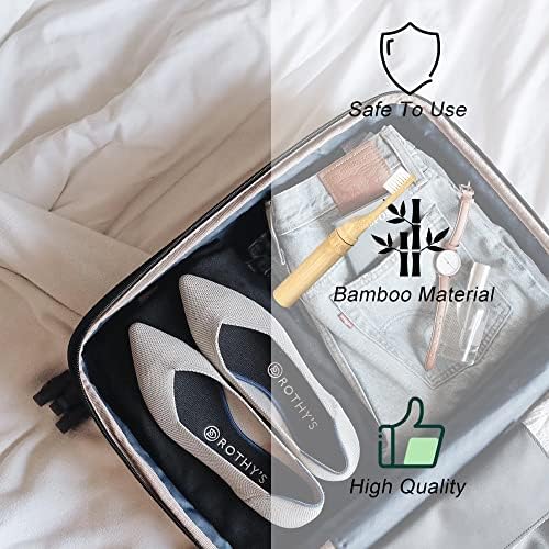 Folding Bamboo Toothbrush, Travel Toothbrush with Case Portable Kit - Image 4