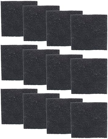 Glad Charcoal Filters for Compost Bins, Odor Absorbing Carbon Replacement Pads for Kitchen Waste, 2 Year Supply, 2.56-inch Squares, 12 Count by GladTrashFoodStorage