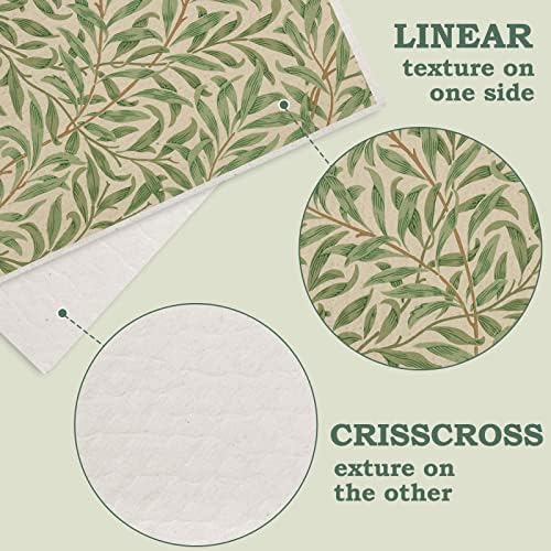 Whaline Vintage Floral Swedish Kitchen Dishcloth Dish Towel, 6 Pcs - Image 3