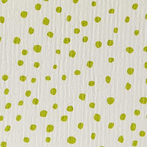 DII Swedish Dishcloths for Kitchen & Cleaning, Reusable, Machine Washable & Dishwasher Safe, Biodegradable, 7.75 x 6.75, Avocado & White - Image 3