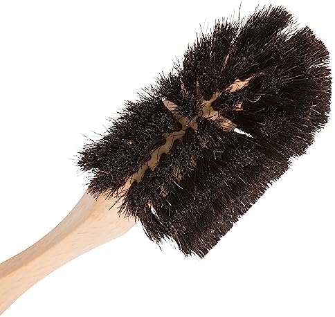 Dish Brush with Curved Handle - Splayed Horsehair - Image 4