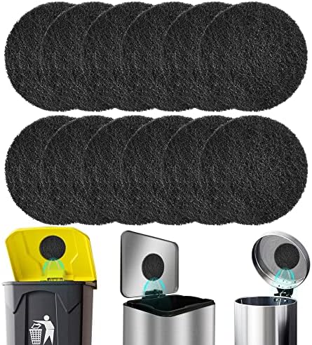 12 Pack Universal Stick-on Trash Can Odor Absorbing Filters Refills by Home
