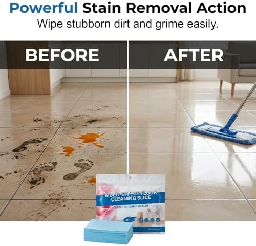 Floor Cleaning Solution Tablet Deep Cleans for Multi-Effect Floor Clean Tablets, Tile and Vinyl Floors, Suitable With All Robot Vacuums with Mopping and Cordless Wet/Dry Vacuum Mop Cleaner (60 Piece) - Image 4