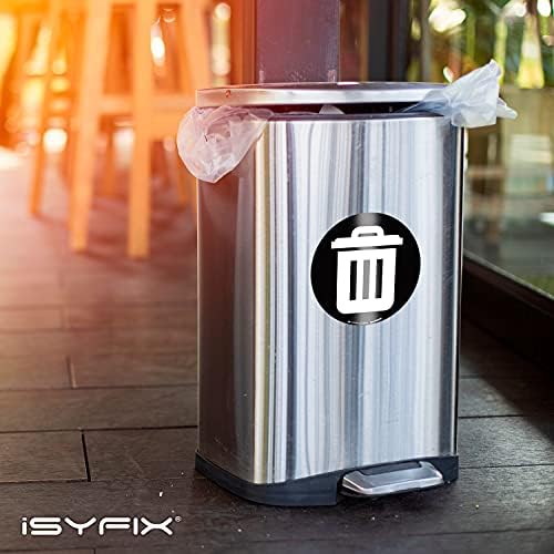 iSYFIX Trash Can Stickers Signs, 6 Pack, 5 inch - Image 5