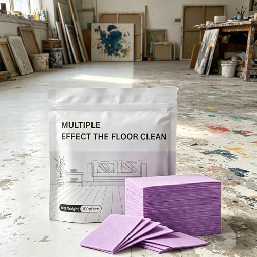 Floor Cleaning Tablets,Multi-Surface Floor Cleaner Sheets for Mopping,Dissolvable Cleaning Refills for Hardwood,Laminate,Tile & Bathroom Floors,100 Count,Multi-Effect - Image 4