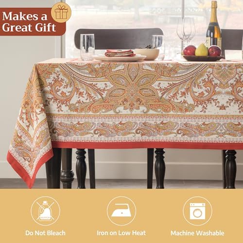 Maison d' Hermine Table Cloth Square Table Reusable 100% Cotton 54"x54" - Image 5