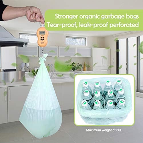8 Gallon Medium Trash Bags - Strong Leak-Resistant - 120 Count Unscented - Image 5