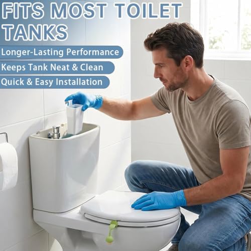 2 PCS Toilet Tank Cleaning Tablet Holder Toilet Cleaner Tablets Buffer Box - Image 6