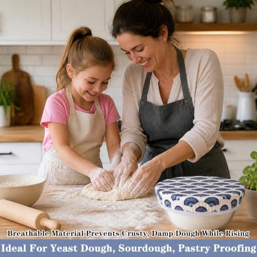 Sitsink Beeswax Bowl Covers Indigo Reusable Food Wrap 5 Pack - Image 4