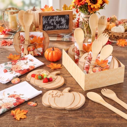 Geelin 31 Pcs Fall Housewarming Kitchen Gifts, Pumpkin Cutting Boards - Image 6