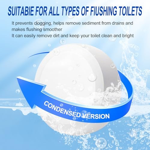 Automatic Toilet Bowl Cleaner Tablets - 50 Pack, Bleach Free, Descale & Deodorize, Septic-Safe, Continuous Cleaning with Fresh Scent, Drop-In Tank Cleaner for All Toilets get a fresher bathroom-GOOD - Image 5