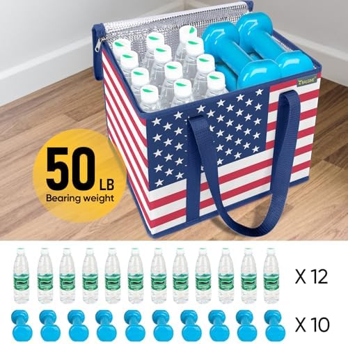 BALEINE 1PK Insulated Reusable Grocery Bag, Heavy Duty Shopping Tote - Image 6