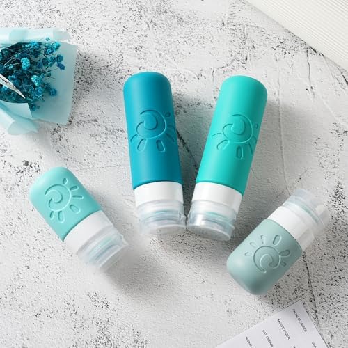Zafit 18 Pack travel Bottles for Toiletries, TSA Approved Silicone Travel Containers Leak Proof Refillable Travel Accessories for Shampoo Conditioner Lotion Body Wash(Multicolored H) - Image 4