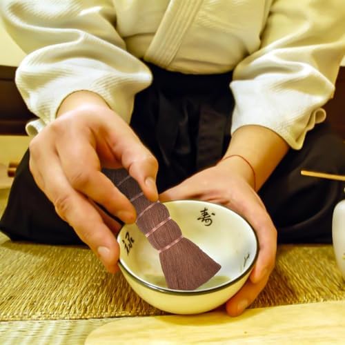 Ciieeo Natural Palm Fiber Dish Brush for Kitchen Cleaning, Handcrafted Tableware Scrubber with Stiff Bristles, Non-Shedding Kitchen Brush for Home Dishwashing and Table Cleaning - Image 5