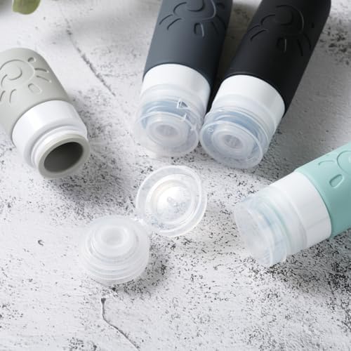 Zafit 18 Pack travel Bottles for Toiletries, TSA Approved Silicone Travel Containers Leak Proof Refillable Travel Accessories for Shampoo Conditioner Lotion Body Wash(Multicolored A) - Image 3