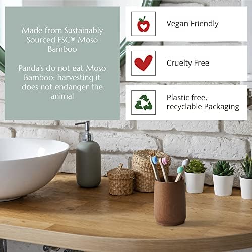 Wild & Stone Organic Baby Bamboo Toothbrushes | 4 Pack | Soft Bristles | 100% Compostable Handle | BPA Free | Vegan Baby Toothbrushes (Multicolour) - Image 4
