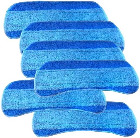 Quick Shine Spray Mop Micofiber Refill Pad 6 Pk, Washable & Reusable by QuickShine%7CSmartLivingCleanSolutions