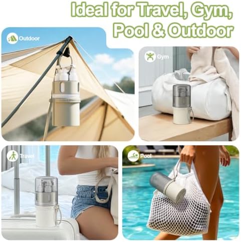 YOTIME 4 in 1 Travel Dispenser Bottle, Refillable Toiletries Container Set - Image 6