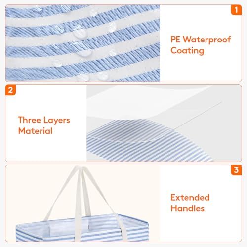 Lifewit Large Tote bag, Reusable Shopping Grocery Bags - Image 5
