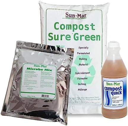 Sun-Mar Compost Kit: Compost Sure and Quick Cleaner by Sun-MarCompostingToilets