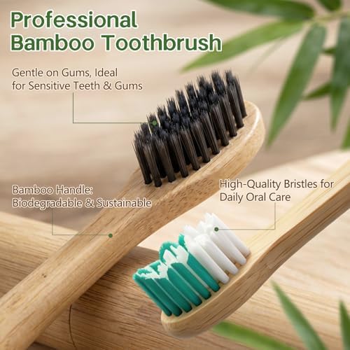 Natural Bamboo Electric Toothbrush for Adults - Image 4