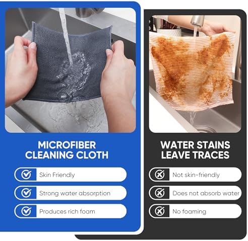 Forggon Non Scratch Wire Dishcloth,New Upgrade 2-Layer,10pcs,7.08"X8.86" - Image 6
