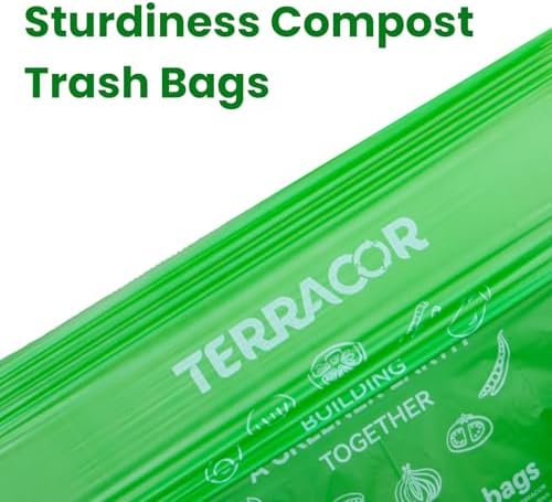 3 Gallon Compostable Food Scrap Bags, 100 Bags Compost Bags for Countertop Bin, BPI Certified and Meet The ASTM D6400 Standard - Image 4