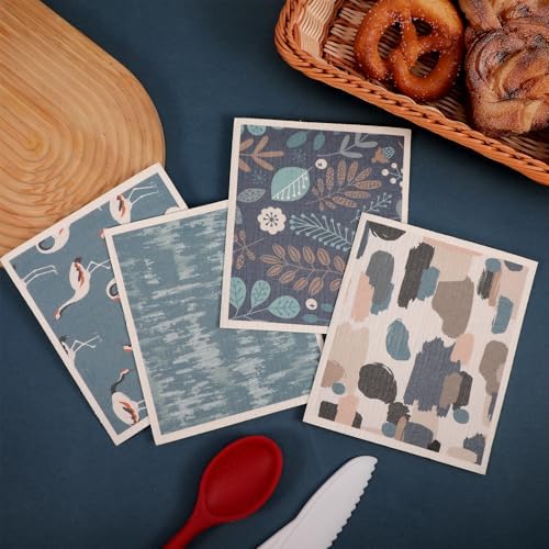 Swedish Dishcloths Nordic Nature Modern Art Kitchen Towels - Image 5