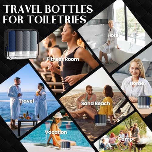 Silevoler Travel Bottles for Toiletries, TSA-Approved Travel Size Container - Image 7