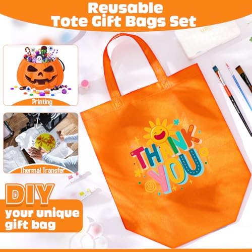 Windyun Reusable Grocery Bags Non Woven with Handles - Image 6