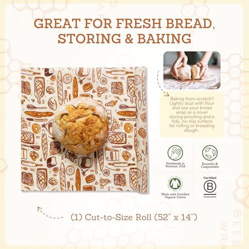 Bee's Wrap Beeswax Wrap Roll, 14 x 52 in - Bakery Lane - Image 4