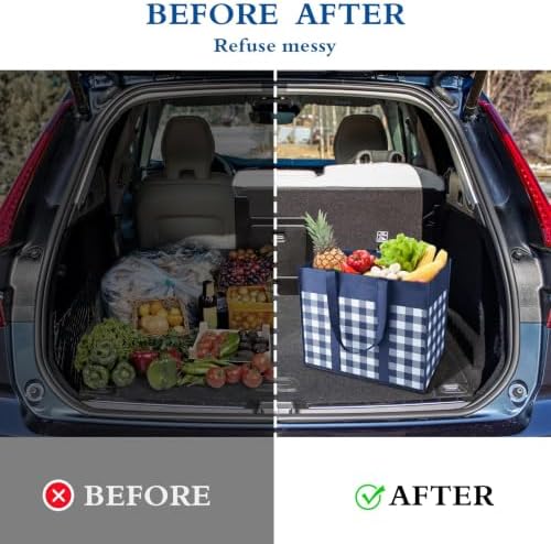 Reusable Grocery Shopping Bags 10 Pack Large Foldable Tote Bags Bulk - Image 6