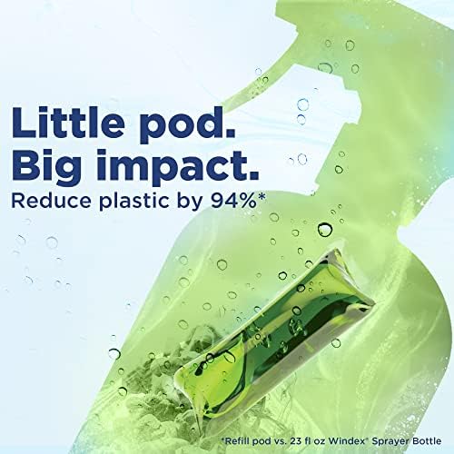 Windex Dissolve Concentrated Pods, Multisurface Cleaner, 2 Concentrated Dissolvable Refill Pods - Image 4