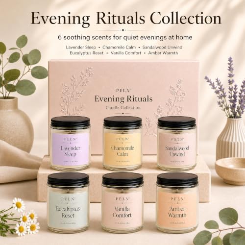 PELN Scented Candles Gift Set for Women, 6 Pack Soy Candles - Image 5