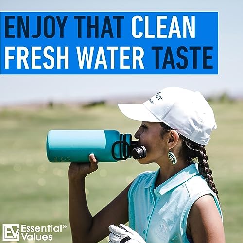 Essential Values Water Bottle Cleaner - Water Bottle Cleaning Tablets & Reservoir Bladder Cleaner Tabs (24 Tablets) - Tumbler Dispenser Hydration Pack Washer - Manufactured in USA - Image 5
