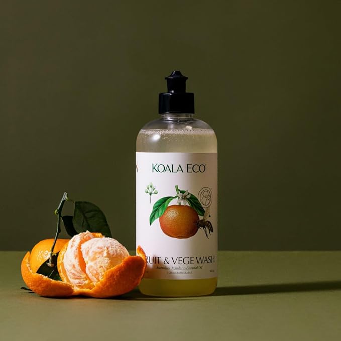 Koala Eco Fruit & Vegetable Wash - with Australian Mandarin Essential Oil - 16oz