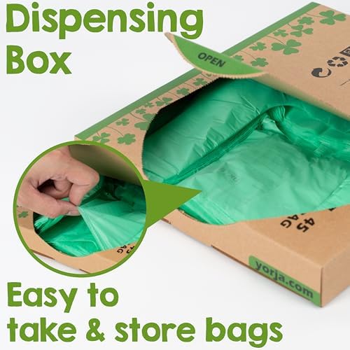 1.6 Gallon Tie Handles Compost Trash Bags 120 Food Scrap Bags, Compostable Kitchen Waste Bags with Europe EN13432 & ASTM D6400 Certified - Image 7