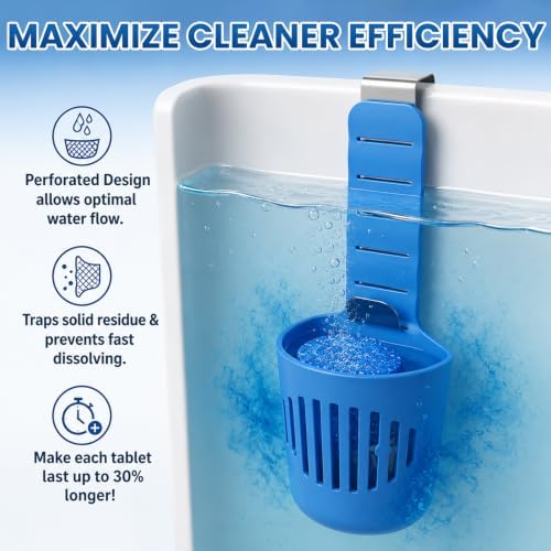 Toilet Tank Tablet Holder for Automatic Toilet Bowl Cleaner Tablet - Image 4