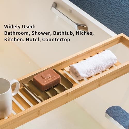 Self Draining Soap Dish, Bar Soap Holder for Shower, Soap-Saving - Image 4