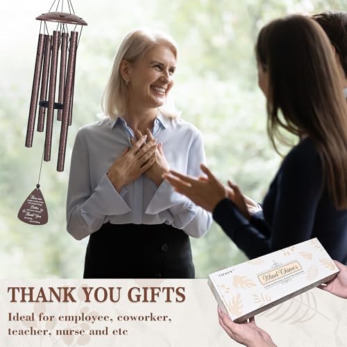 Thank You Gifts for Women Men, 32" Wind Chimes, Teacher Appreciation Gifts - Image 2