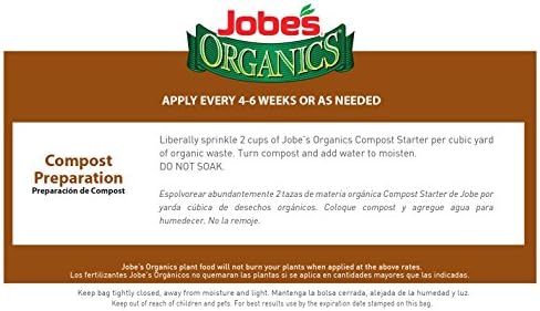 Jobe's Organics Fast Acting Granular Fertilizer Compost Starter,Easy Plant Care Compost Accelerator,4 lbs Bag,(Pack of 6) - Image 4