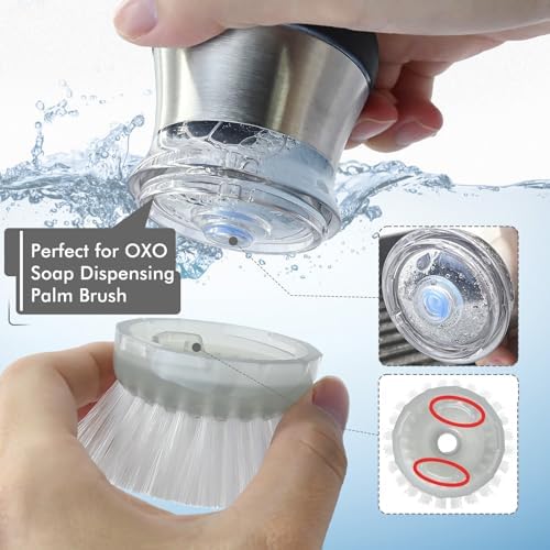 Palm Brush Refills for OXO Steel Soap Dispensing Dish Brush - Image 2