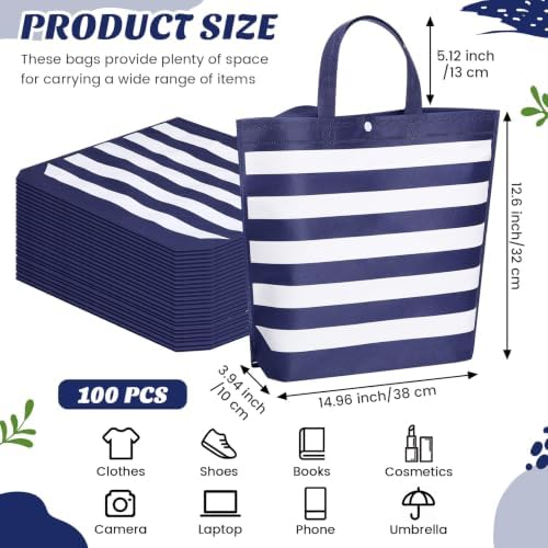 Paterr 100 Pcs Reusable Shopping Bags Bulk - Image 4