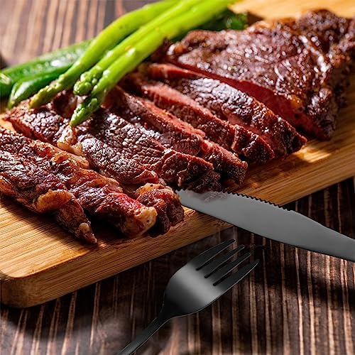 DEVICO Camping Utensils, Stainless Steel Travel Silverware Set with Case - Image 4
