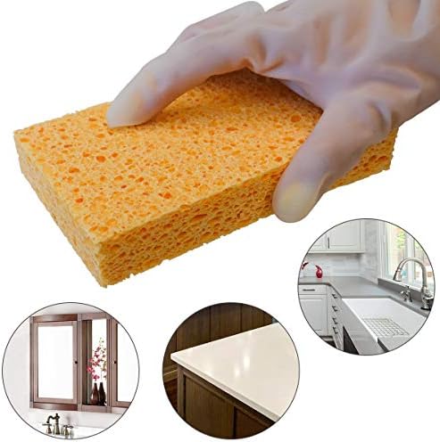 6 x 3.6 x 0.9 Inch JK SP-T22 Large Sponge, Kitchen Sponges, Handy Sponges, Cellulose Sponges, Dish Washing Sponge, Natural Sponge, Car Washing Sponge, Eco Friendly Sponge - Image 3