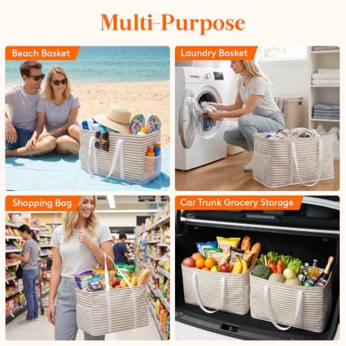 Lifewit Large Tote bag, Reusable Shopping Grocery Bags - Image 5